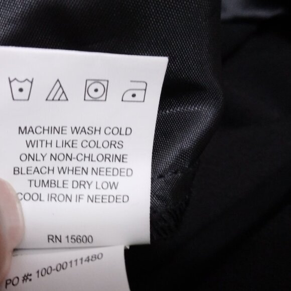 Briggs | All Around Comfort Straight-Leg Pant Black Elastic Waist | Size 16W - Picture 6 of 7